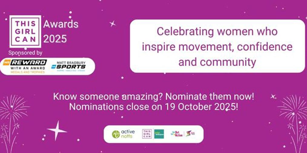 This Girl Can awards - nominate someone for recognition by 19 October