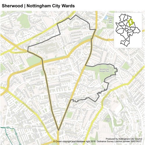 Sherwood Ward Map