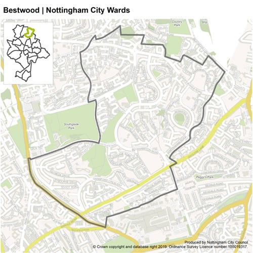 Bestwood Ward Map