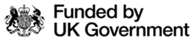 Funded by UK Government’ logo
