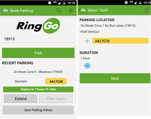 RingGo android App
